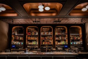Inside Heirloom speakeasy bar in Reston, Virginia